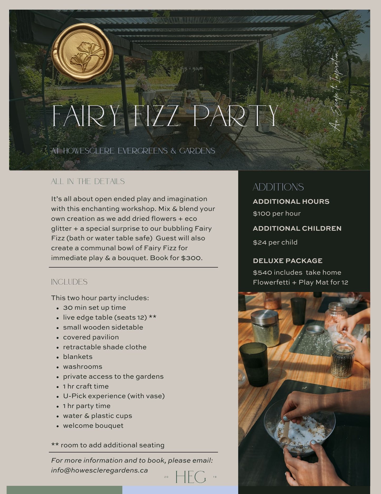 Fairy Fizz Children's Party