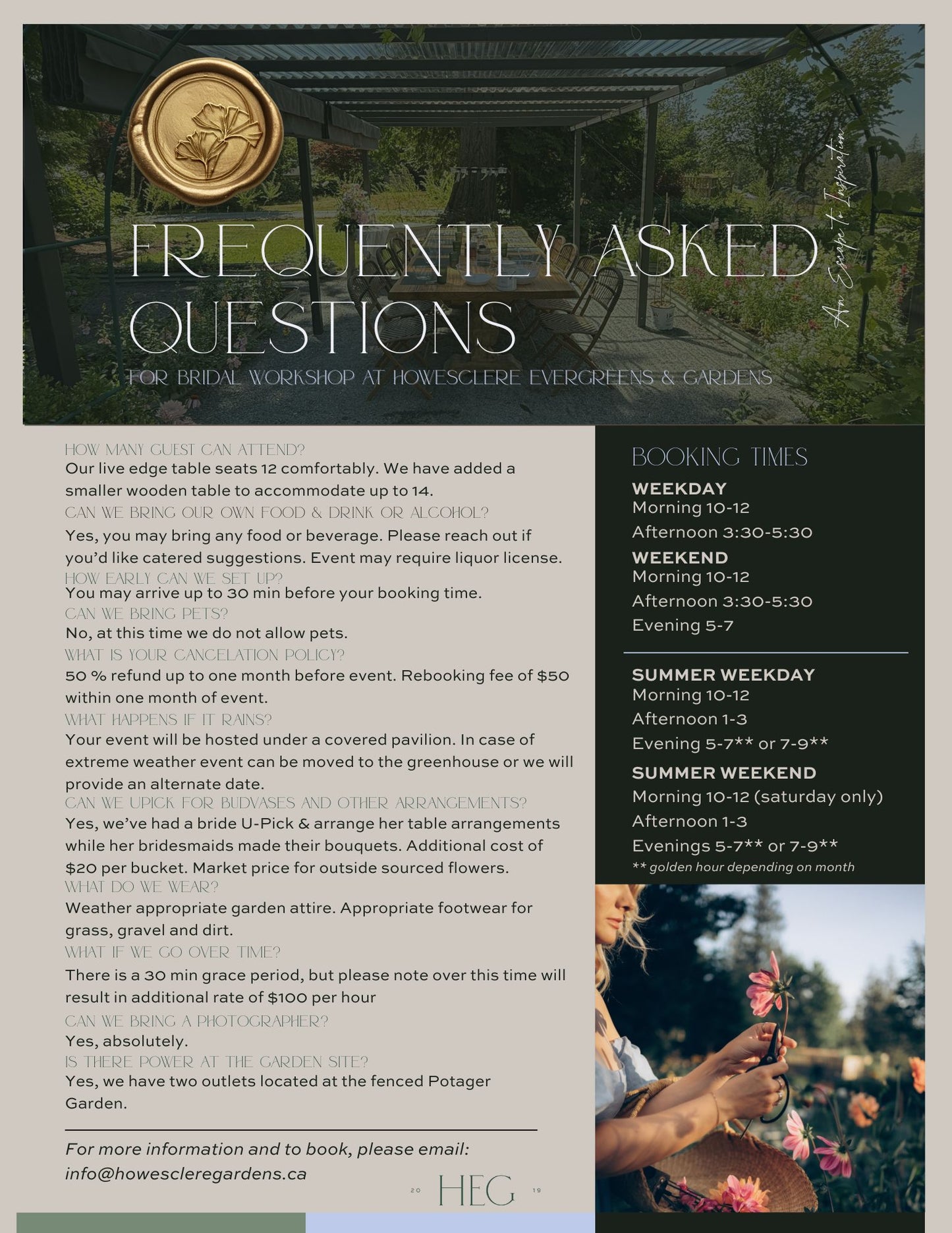 Private Bridal Workshop