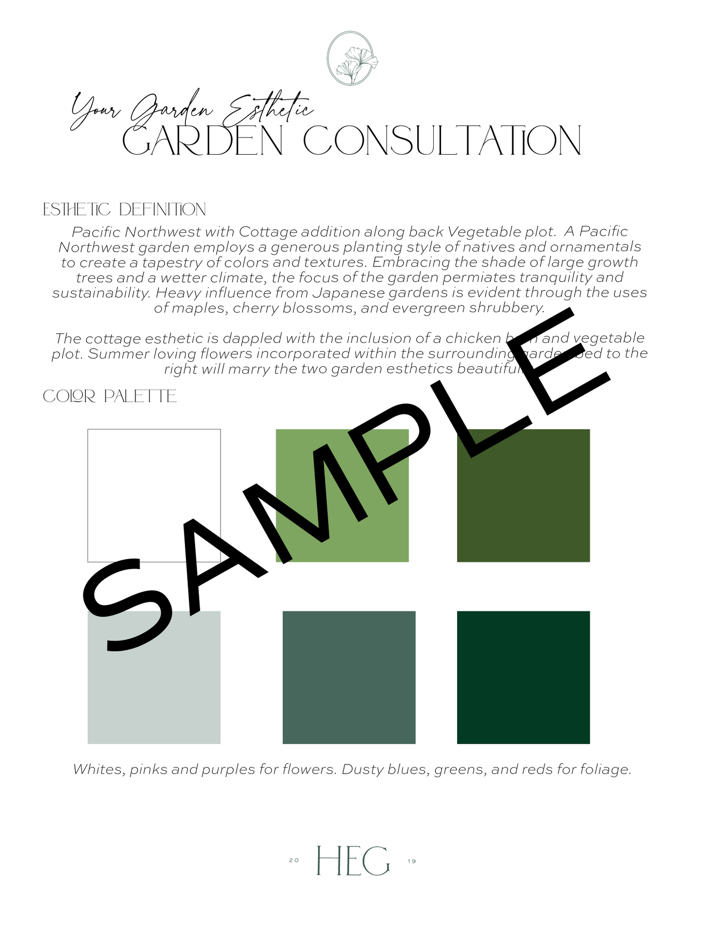 Personalized Garden Consultation