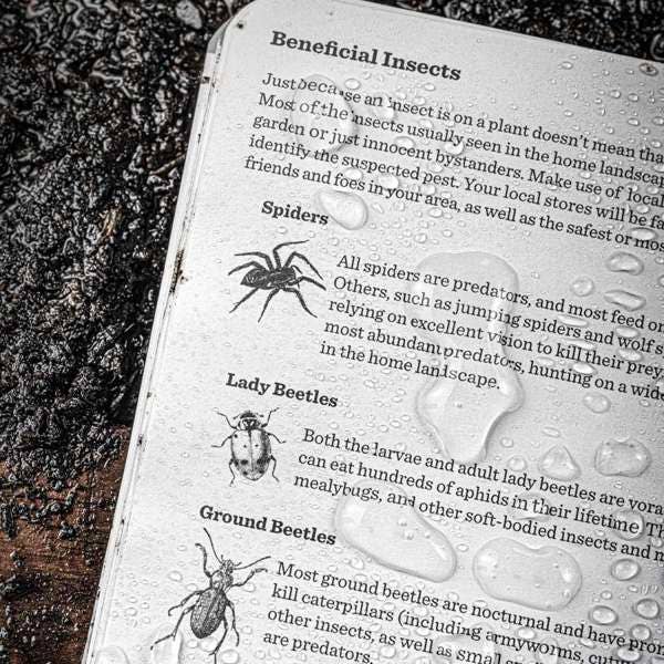 Weatherproof Garden Planner